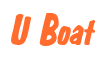 Rendering "U Boat" using Big Nib