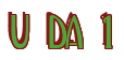 Rendering "U DA 1" using Deco