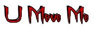 Rendering "U Move Me" using Charming