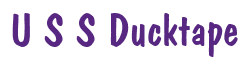 Rendering "U S S Ducktape" using Dom Casual