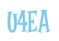 Rendering "U4EA" using Cooper Latin