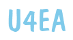 Rendering "U4EA" using Dom Casual
