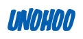 Rendering "UNOHOO" using Big Nib