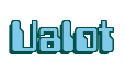 Rendering "Ualot" using Computer Font