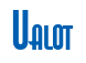 Rendering "Ualot" using Asia