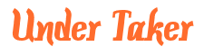 Rendering "Under Taker" using Color Bar