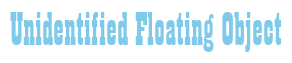 Rendering "Unidentified Floating Object" using Bill Board