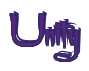 Rendering "Unity" using Charming