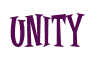 Rendering "Unity" using Cooper Latin