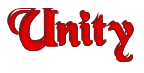 Rendering "Unity" using Black Chancery