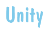 Rendering "Unity" using Dom Casual