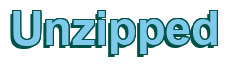 Rendering "Unzipped" using Arial Bold