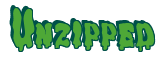 Rendering "Unzipped" using Drippy Goo