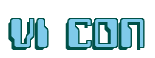 Rendering "VI CON" using Computer Font