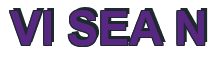 Rendering "VI SEA N" using Arial Bold