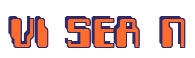 Rendering "VI SEA N" using Computer Font