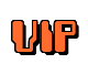 Rendering "VIP" using Computer Font