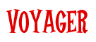 Rendering "VOYAGER" using Cooper Latin