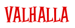 Rendering "Valhalla" using Cooper Latin
