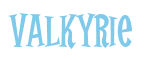 Rendering "Valkyrie" using Cooper Latin