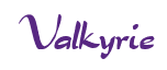 Rendering "Valkyrie" using Dragon Wish