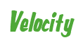 Rendering "Velocity" using Big Nib