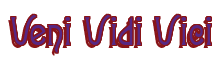 Rendering "Veni Vidi Vici" using Agatha