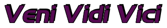 Rendering "Veni Vidi Vici" using Aero Extended