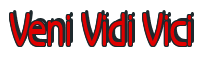 Rendering "Veni Vidi Vici" using Beagle