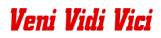Rendering "Veni Vidi Vici" using Boroughs