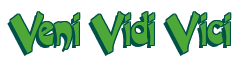 Rendering "Veni Vidi Vici" using Crane