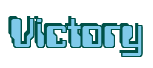 Rendering "Victory" using Computer Font