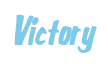 Rendering "Victory" using Big Nib