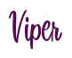 Rendering "Viper" using Bean Sprout