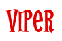 Rendering "Viper" using Cooper Latin