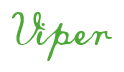 Rendering "Viper" using Commercial Script