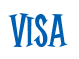 Rendering "Visa" using Cooper Latin