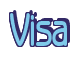 Rendering "Visa" using Beagle
