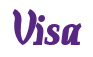 Rendering "Visa" using Color Bar