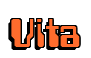 Rendering "Vita" using Computer Font