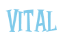 Rendering "Vital" using Cooper Latin