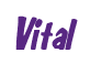 Rendering "Vital" using Big Nib