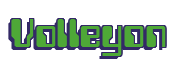 Rendering "Volleyon" using Computer Font