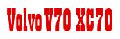 Rendering "Volvo V70 XC70" using Bill Board