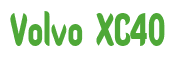 Rendering "Volvo XC40" using Callimarker