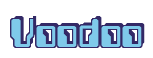 Rendering "Voodoo" using Computer Font