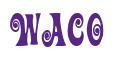Rendering "WACO" using ActionIs