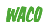 Rendering "WACO" using Big Nib