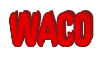 Rendering "WACO" using Callimarker