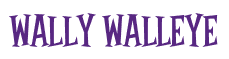Rendering "WALLY WALLEYE" using Cooper Latin